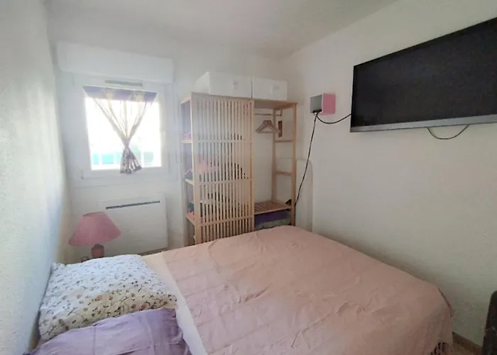 T2 Rez-de-jardin Proche - 3/4 Pers - - Fr-1-795-74 נרבון